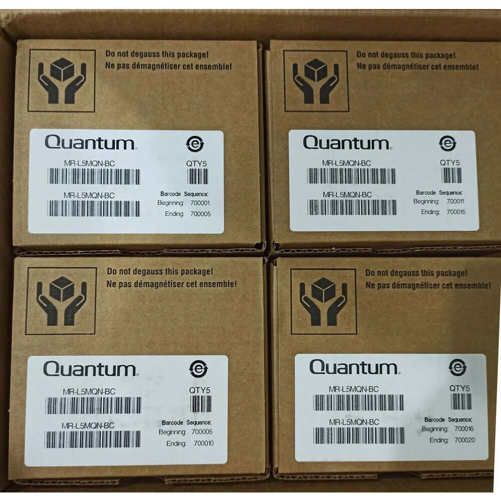 Quantum LTO-3 : 400/800GB Pre Labelled 20 Pack Ultrium Tapes (MR-L3MQN-BC) Dubai UAE
