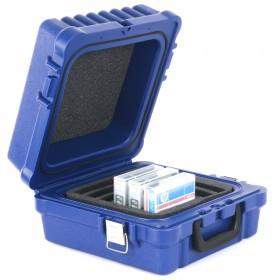 Turtle Carrycase LTO / DLT / RDX-10 Blue, Water Resistant, Foam Slots