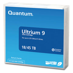 Quantum LTO-9 Ultrium 18TB/45TB Tape cartridge for use in LTO-9 Tape drives